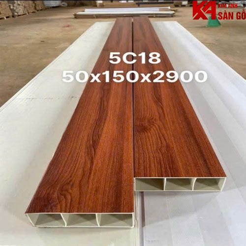 Thanh Lam Hộp Nhựa Giả Gỗ 50*150 HW-5C18